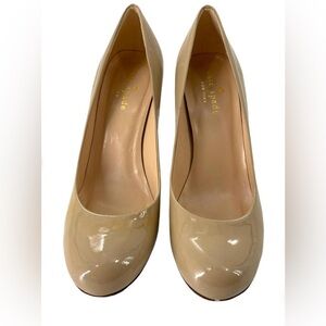 Kate Spade heels Leslie Lucite orange and pink heel size 8. Made in Italy